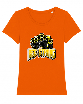 Bee Strong Bright Orange