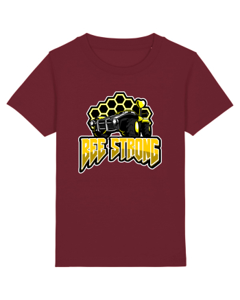 Bee Strong Burgundy