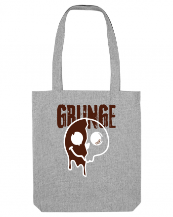 Grunge Music Smiley Heather Grey