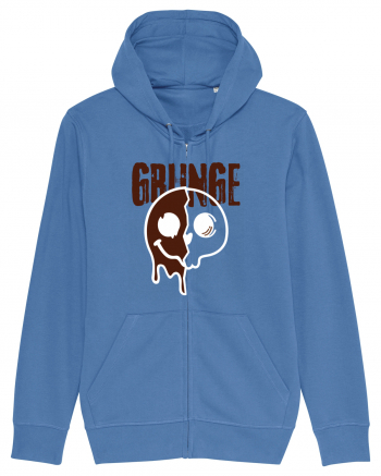 Grunge Music Smiley Bright Blue