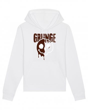 Grunge Music Smiley White