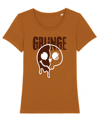 Grunge Music Smiley Roasted Orange