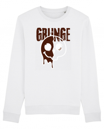 Grunge Music Smiley White