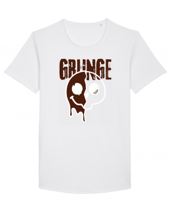 Grunge Music Smiley White