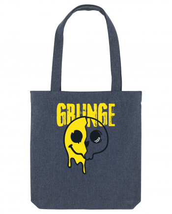 Grunge Music Smiley Midnight Blue