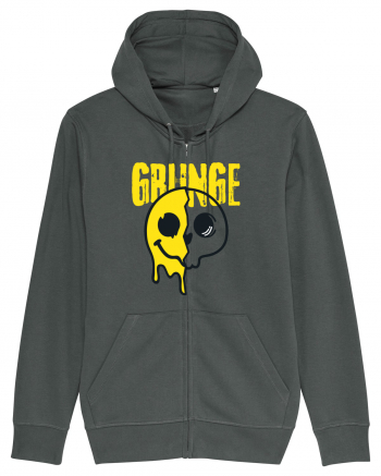 Grunge Music Smiley Anthracite