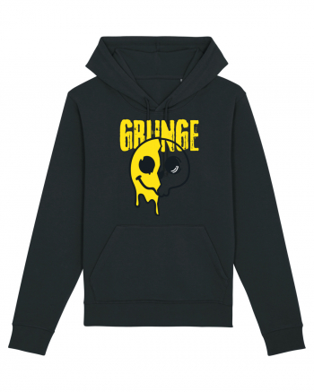 Grunge Music Smiley Black