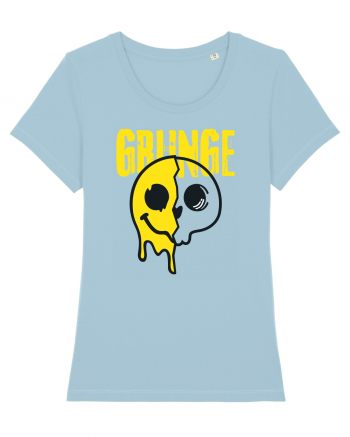 Grunge Music Smiley Sky Blue