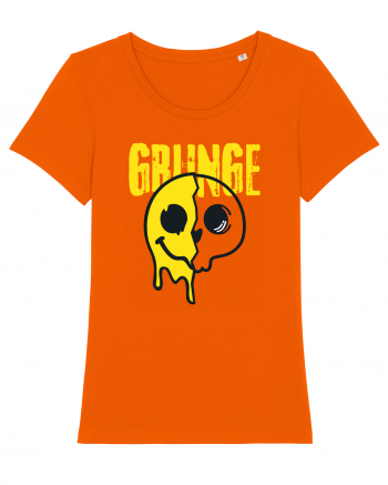 Grunge Music Smiley Bright Orange