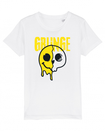 Grunge Music Smiley White