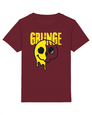 Grunge Music Smiley Burgundy