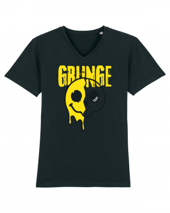 Grunge Music Smiley Black