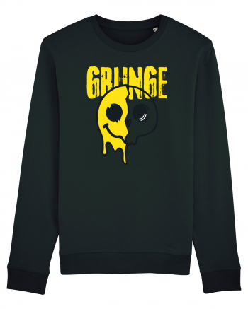 Grunge Music Smiley Black