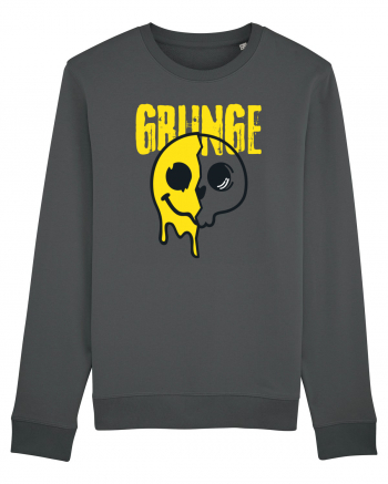 Grunge Music Smiley Anthracite