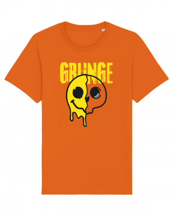 Grunge Music Smiley Bright Orange