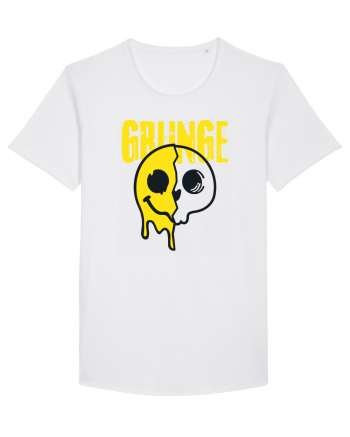 Grunge Music Smiley White