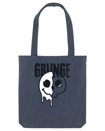 Grunge Music Smiley Midnight Blue