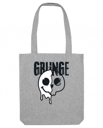 Grunge Music Smiley Heather Grey