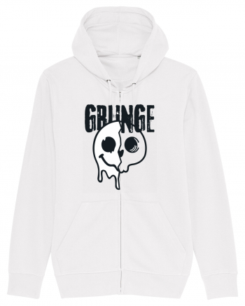 Grunge Music Smiley White