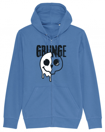 Grunge Music Smiley Bright Blue