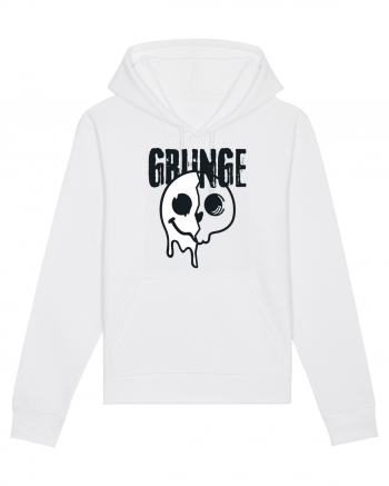 Grunge Music Smiley White