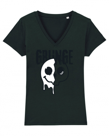 Grunge Music Smiley Black