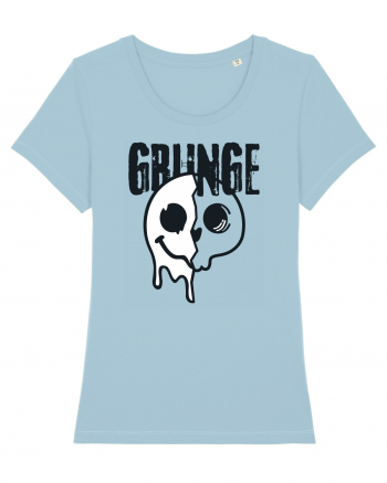 Grunge Music Smiley Sky Blue