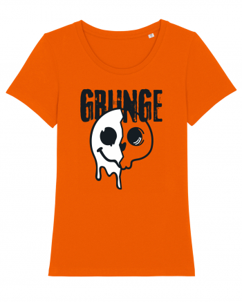 Grunge Music Smiley Bright Orange