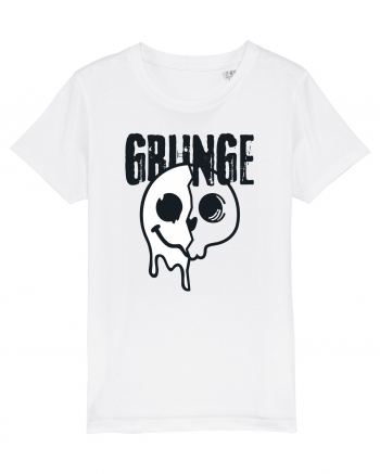 Grunge Music Smiley White