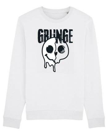 Grunge Music Smiley White