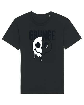 Grunge Music Smiley Black