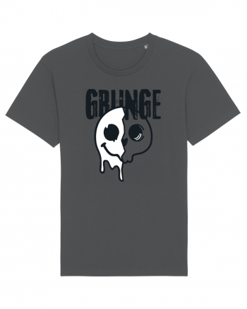 Grunge Music Smiley Anthracite