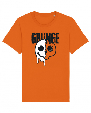 Grunge Music Smiley Bright Orange