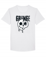 Grunge Music Smiley Tricou mânecă scurtă guler larg Bărbat Skater