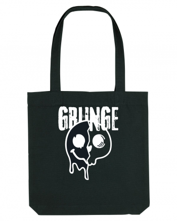 Grunge Music Smiley Black