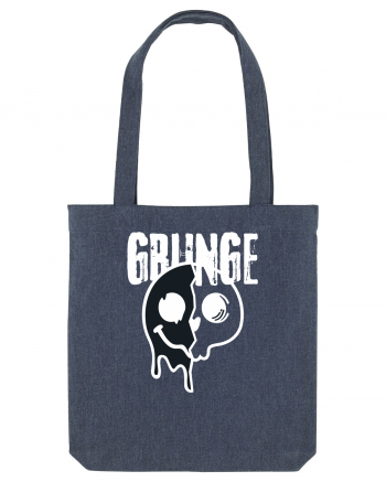 Grunge Music Smiley Midnight Blue