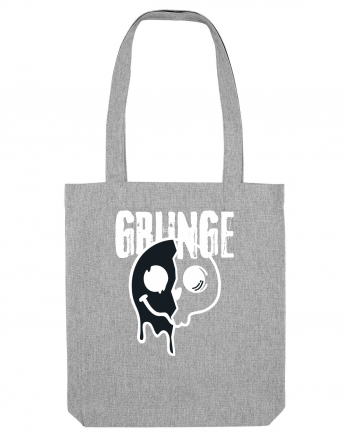 Grunge Music Smiley Heather Grey