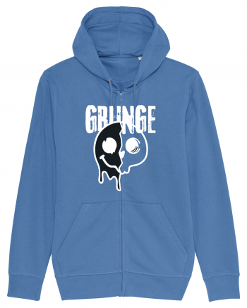 Grunge Music Smiley Bright Blue