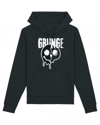 Grunge Music Smiley Black