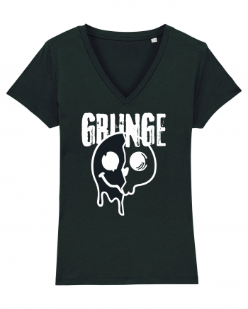 Grunge Music Smiley Black