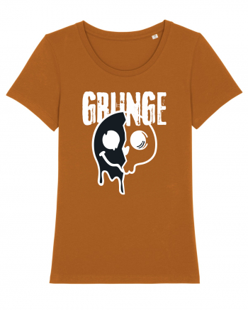 Grunge Music Smiley Roasted Orange