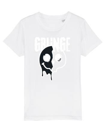 Grunge Music Smiley White