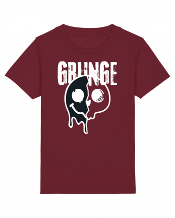 Grunge Music Smiley Burgundy