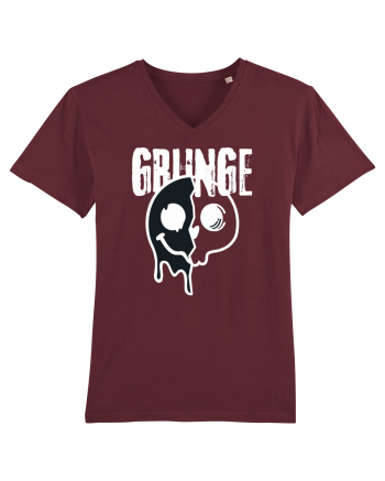 Grunge Music Smiley Burgundy