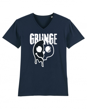 Grunge Music Smiley French Navy