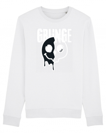 Grunge Music Smiley White