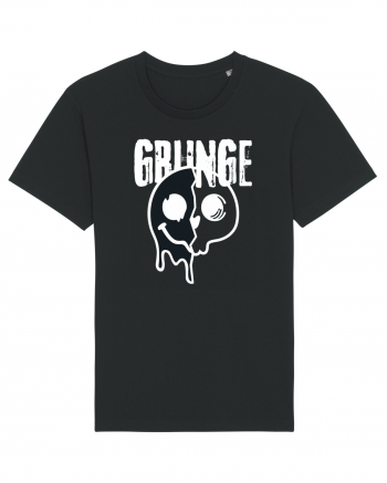 Grunge Music Smiley Black