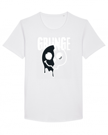 Grunge Music Smiley White