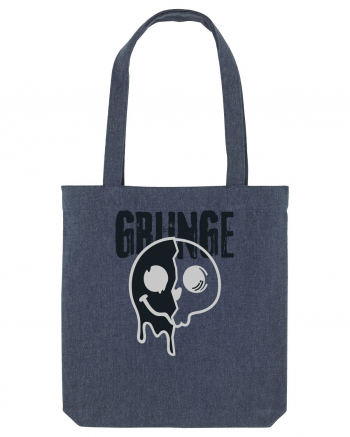 Grunge Music Smiley Midnight Blue