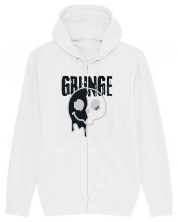 Grunge Music Smiley White